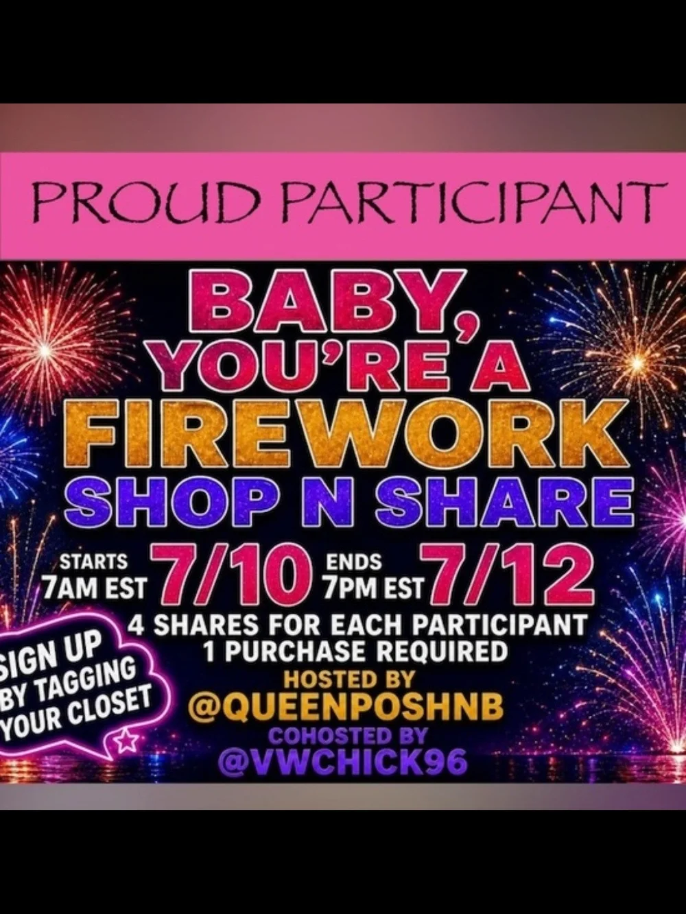 Baby You're a Firework Shop N Share #22
